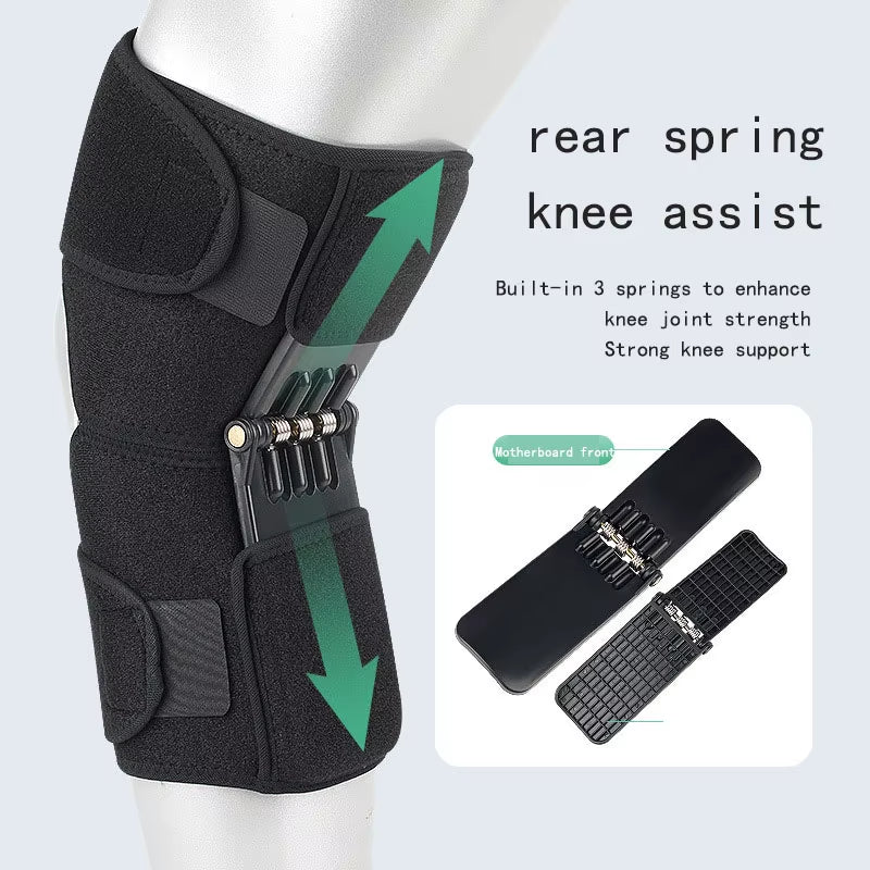 Knee Booster Adjustable Joint Support Patella Protector Outdoor Gym Sports Anti-Collision Knee Pads 1P Health Care Leg Stretcher