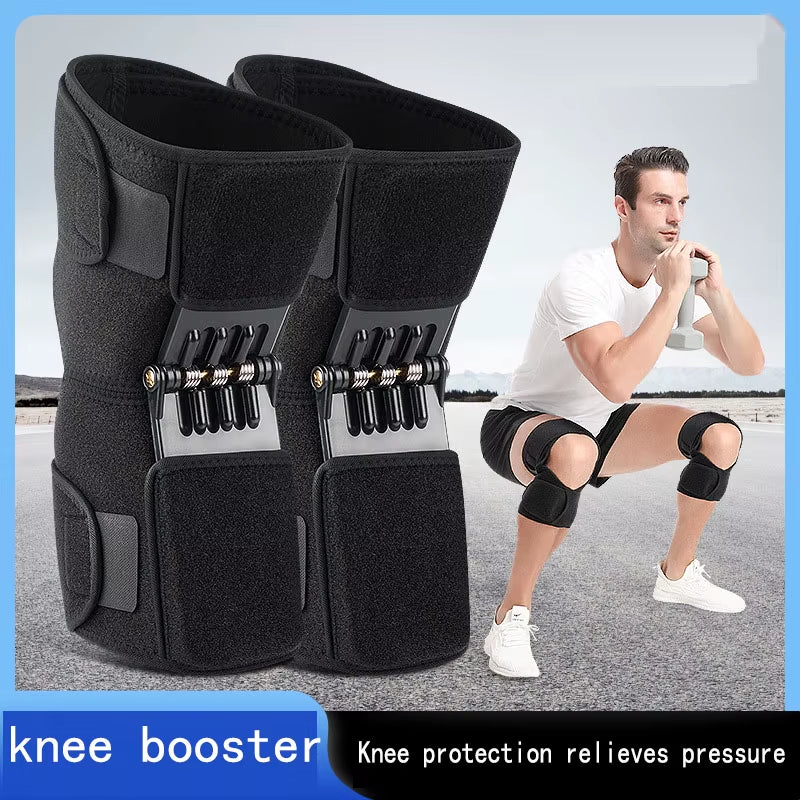 Knee Booster Adjustable Joint Support Patella Protector Outdoor Gym Sports Anti-Collision Knee Pads 1P Health Care Leg Stretcher